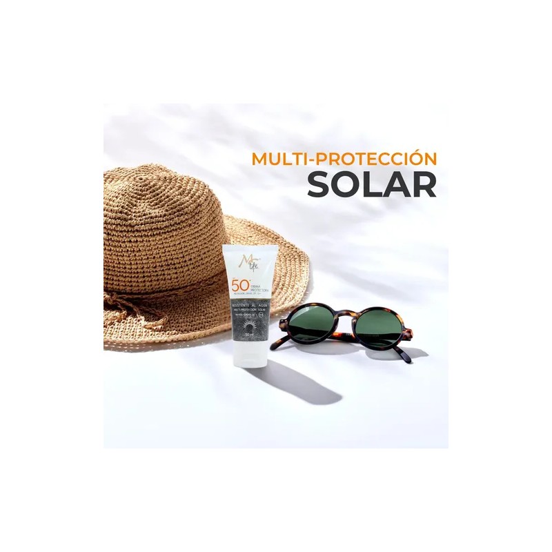 Crema Protectora Piel Muy Sensible 50+ Spf Rostro. Mc Life