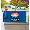 Taos Ski Valley Design B Souvenir Magnetic Mailbox Cover
