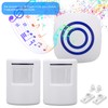 Wireless Doorbell Alarm Motion Sensor Detector Alert with 2 Sensor