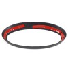 Unbranded Matte Black ABS Front Emblem Trim Ring For Subaru