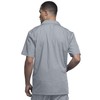 Cherokee Workwear Scrubs Men's Zip Front Jacket, Grey, Large