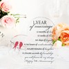 1st Years of Marriage Gift Wedding Anniversary Heart Marriage Keepsake