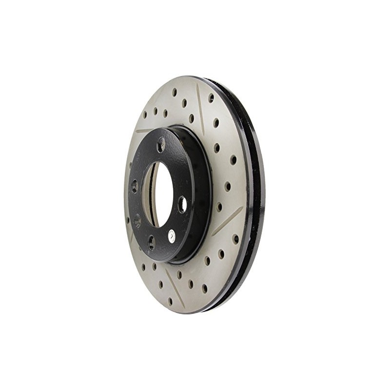 StopTech 127.33012L Sport Drilled/Slotted Brake Rotor (Front Left), 1 Pack