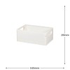 KDT Japan 120808 Mini Pastel Container, Clear and White