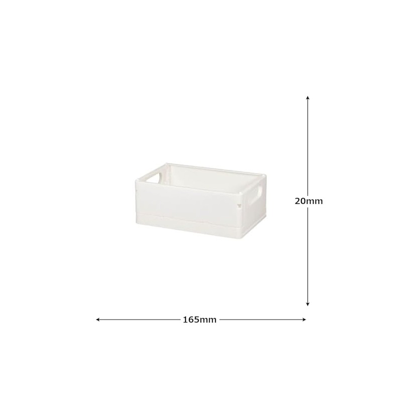 KDT Japan 120808 Mini Pastel Container, Clear and White