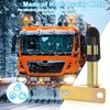 Biqiure 1PC Beacon Mounting Bracket,Rotating Flashing Amber Beacon Mount Bracket