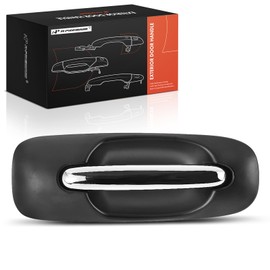 A-Premium Passenger Side Exterior Sliding Door Handle Compatible with Dodge Grand Caravan 2001-2007, Caravan 2001-2007 & Chrysler Town & Country 2001-2007, Voyager 2001-2003, Chrome Lever