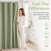 Sage Green Waffle Shower Curtain, Waffle Texture Green Bathroom Curtain