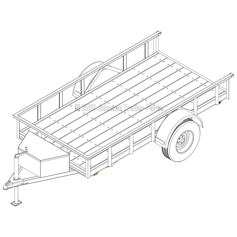 5′ x 10′ Utility Trailer Plans – 3,500 lb Capacity