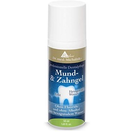 Dr. Michalzik Mouth & Tooth Gel Professional Dental Care for Teeth and Gums with Hexagonal Water and Xylitol No Fluoride and Alcohol No Additives BIOTIKON®