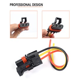 Pulse Power Plug Pigtail Connector Compatible with 2018 2019 2020 2021 2022 2023 2024 Polaris Ranger XP 1000/ RZR/Pro RS1 General Pulse Bus Bar Harness Pigtail Connector 6Pcs (Black Yellow Red)