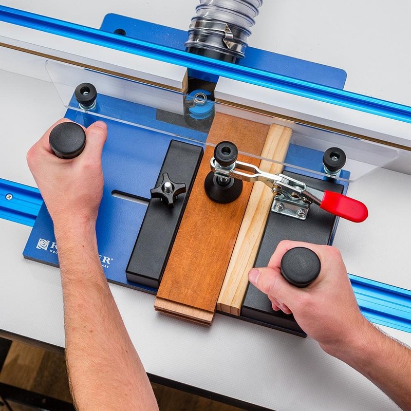 Rockler Rail Coping Sled for Router Table – Round Handle