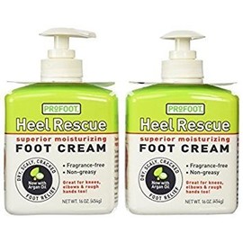 Profoot Care Heel Rescue Superior Moisturizing Foot Cream, 16 Oz (Pack of 2) by Profoot
