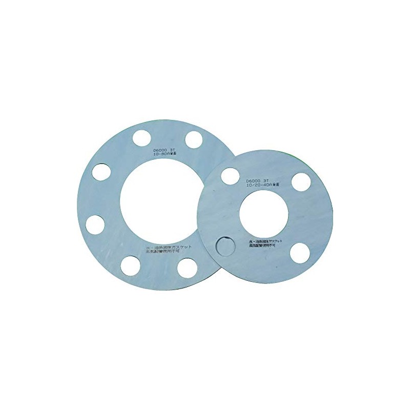 TRUSCO Gasket Flange Full Gasket 10K 50A 3T D6000-10K-50A-3T-FF
