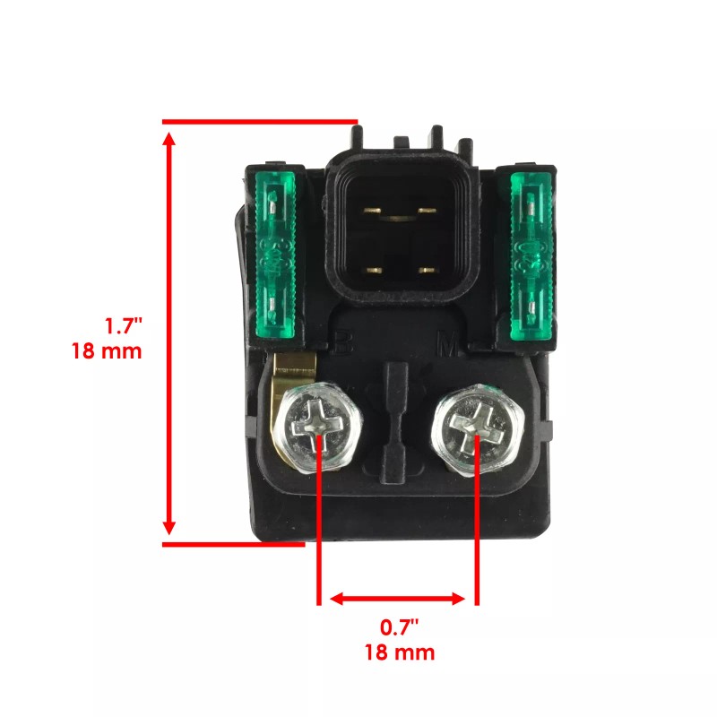 Caltric Starter Relay Solenoid for Suzuki 31800-21E20 Relay Starter Motorcycle