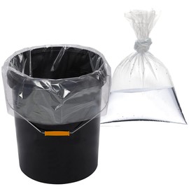5 Gallon Bucket Liner Bags Turkey Brine Bag Food Grade Heavy Duty Leak Proof Ice Bucket Liner for Marinating and Brining Meat Food Storage (15 Pieces 21 x 30 Inch)