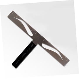 Minkissy Eyebrow Stencil Ruler Three-point Brow Shaper Makeup Kit for Beginners Easy to Use Carry