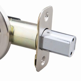 EZ-FLO 57783 Single-Sided Keyless Deadbolt Lock Set Grade 3 with Adjustable Steel Latch, 2-3/8 inch and 2-3/4 inch Backset, Satin Nickel