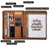 Link Luck Portfolio Organizer - 3 Ring Binder with Zipper,