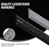 TACRAY Titanium Straight Ruler with Both CM & INCH Linear