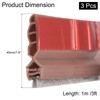 uxcell 3pcs Door Draft Stopper, Self Adhesive Door Sweep for