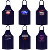 teprovo Men's BBQ Apron Cooking Apron Bib Apron Men Gift