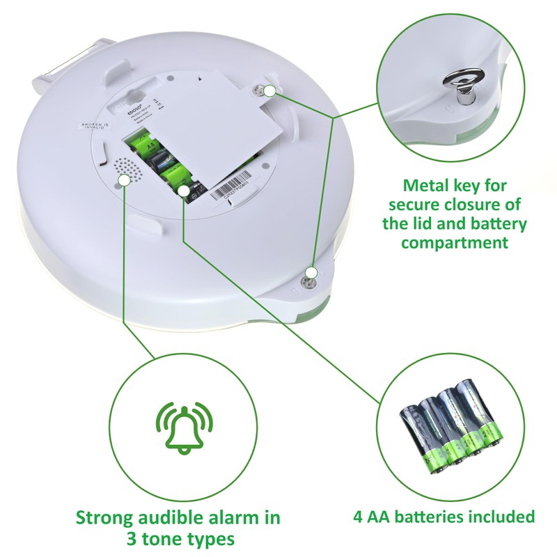EDOSO Smart Automatic Pill Dispenser with Alarm | Model 2021
