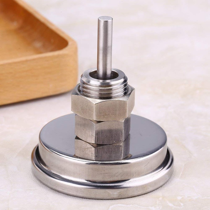 Fdit Stainless Steel BBQ Thermometer Grill Charcoal Grill Smoking Temperature