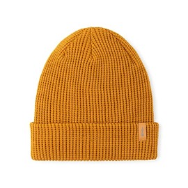 BASS OUTDOOR Women's Waffle Knit Beanie, INCA Gold, One Size