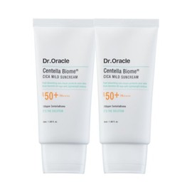 Dr. Oracle 닥터오라클 센텔라바이옴 시카 마일드 선크림 50ml 2개 Dr. Oracle Centella Biome Cica Mild Sunscreen 50ml 2pcs