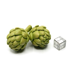 Set of 7 Magnets Fruit Vegetable Miniblings Fridge Magnet Pear Apple Corn Banana Carrot Carrot Artichoke Orange