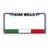 Fastasticdeals Ciao Bella Italy License Plate Frame Tag Holder Cover
