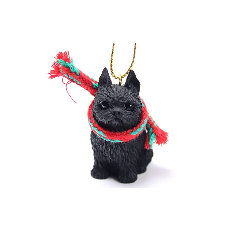 Conversation Concepts Brussels Griffon Tiny Miniature One Christmas Ornament Black