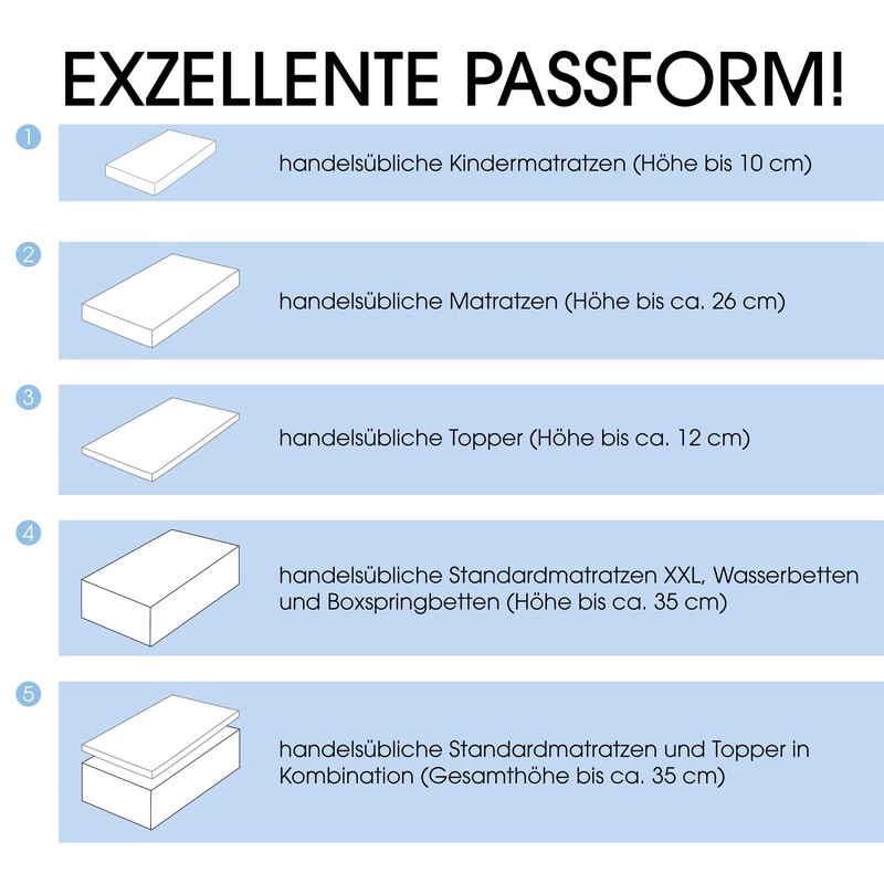 CelinaTex Lucina Topper Fitted Sheet Divan Cover Cotton 90x200-100x200 cm