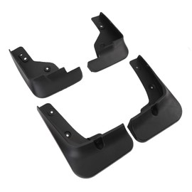 Mud Flaps Guards Set for CX-5 2022-2024, Front and Rear Mudflaps, Black PP Mud Guards, Protective Car Accessories