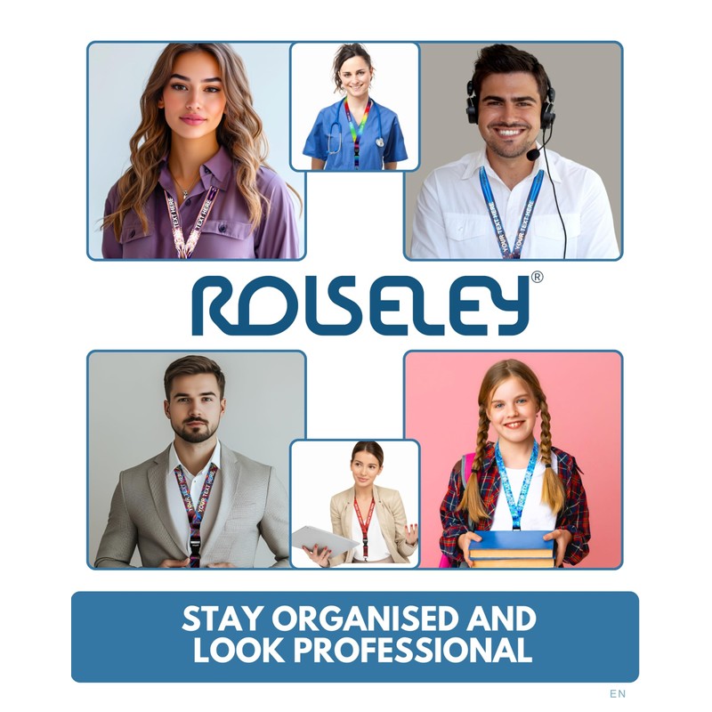 Rolseley Lanyard Neck Strap Camouflage Pattern with Metal Clip +