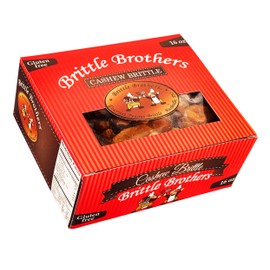 Brittle Brothers Peanut Brittle - 16 oz. Box : Voted #1-4x’s more Nuts - Gift Set Cashew Pecan Bacon Corporate Christmas Mother Father Chocolate Birthday Nashville Tennessee