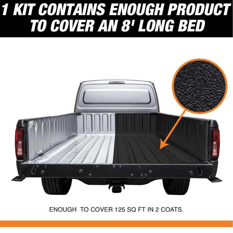 Rintek Urethane Spray-On Truck Bed Liner Kit – Durable Textured