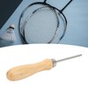 Racket Stringing Awl Portable Universal Wooden Handle Racquet Threading Tool