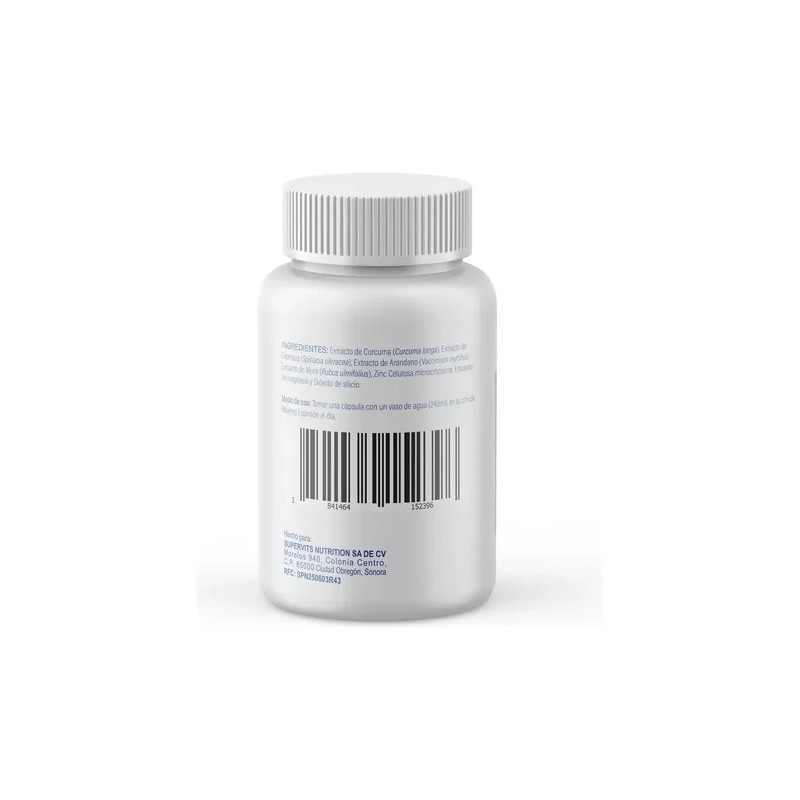 Suplemento Alimenticio Visiol 30 Capsulas 10g Sabor Azul SUPERVITS