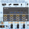 8K HDMI DP KVM Switch 3 Monitors 3 Computers, 8K@60Hz/4K@144Hz