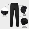 Tearaway Pants-Post Surgery Snap Button Tear Away Elastic Waist Sweatpants,rip