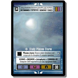 Decipher Star Trek CCG 1E DS9 DEEP Space Nine Study Plasma Storm 129S