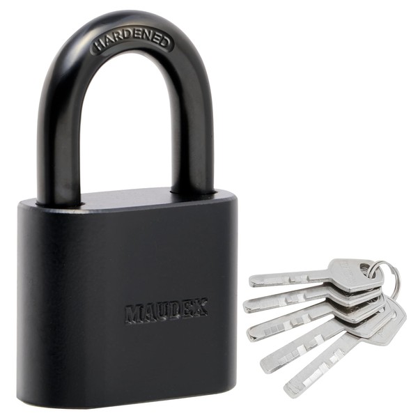 Maudex® PBK40 Weatherproof Padlock - Reliable Protection with 5 Keys,
