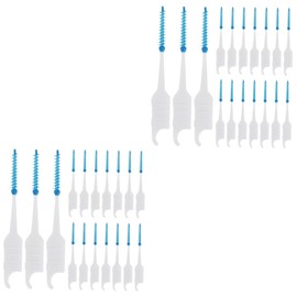 minkissy Sets Travel-friendly Interdental Brush Toothpicks Teeth for Gaps Portable Oral Care Kit for Family Work Pcs