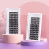 Cluster Lashes 72 Clusters Individual Lashes DIY Lash Extensions 10-16mm