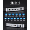 Selore USB C Docking Station for Laptop, 16 in 1