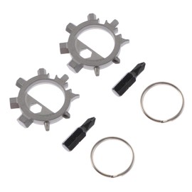 DOITOOL 2pcs Octopus Shaped Multi Screwdriver Stainless Steel Car Hand Tools Multi-use Bolt Driver