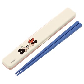 Skater ABC3AG-A Daisy Mickey Modern Comics Chopsticks & Chopsticks Case Set, 7.1 inches (18 cm), Antibacterial