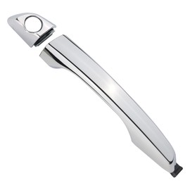 HONFQP Driver Side Exterior Door Handle Compatible with Hyundai Elantra 2017 2018 2019 2020 Front Left Side Door Handle Cover Chrome 82652-F0010 82651-F0010 82651-F2010